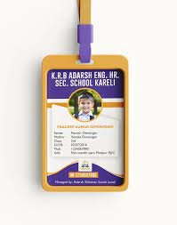 School id card, digital printing